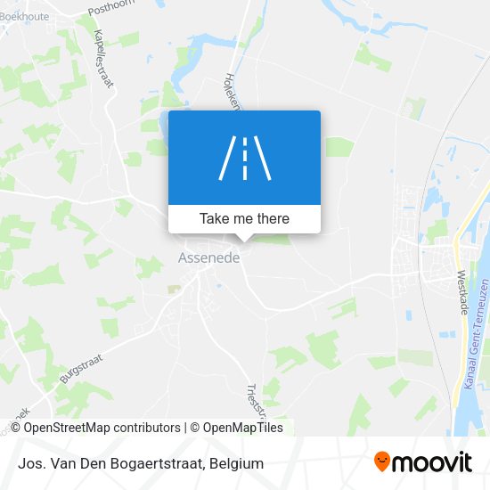 Jos. Van Den Bogaertstraat map