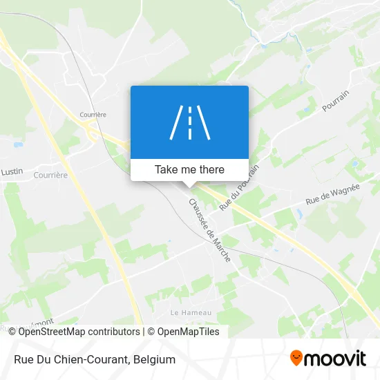 Running Dog Street map