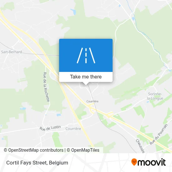 Cortil Fays Street map