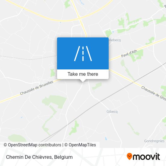 Chemin De Chièvres plan