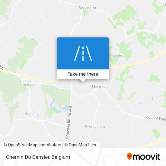 Chemin Du Censier plan
