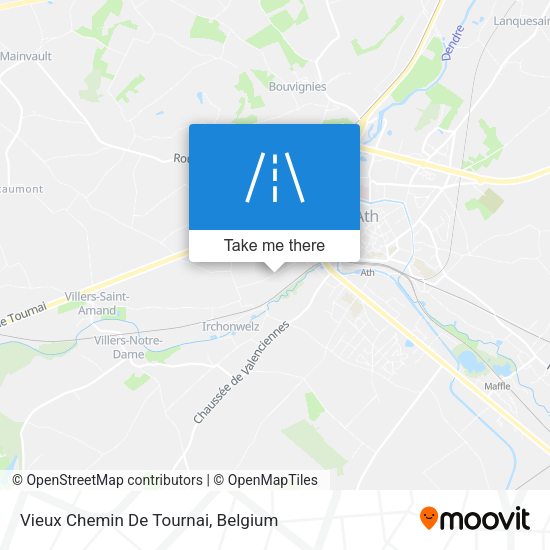 Vieux Chemin De Tournai map