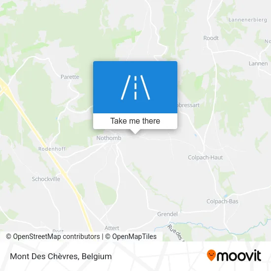 Mont Des Chèvres map