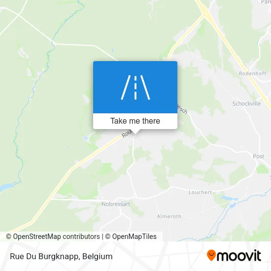 Rue Du Burgknapp map