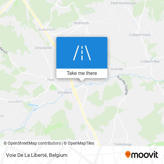 Voie De La Liberté map