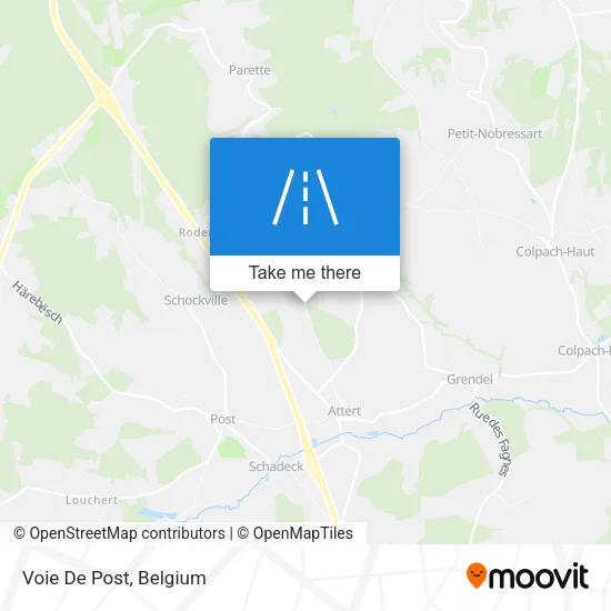 Voie De Post map