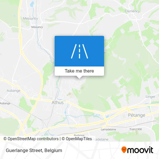 Guerlange Street map