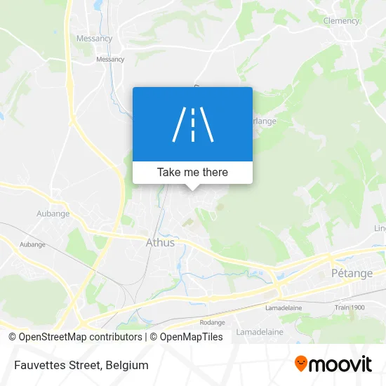 Fauvettes Street map