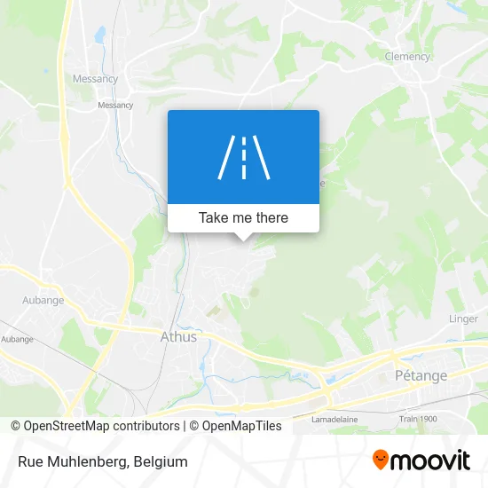 Muhlenberg Street map