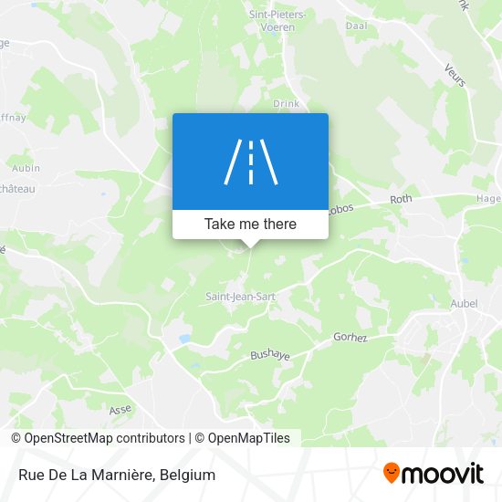 Rue De La Marnière plan