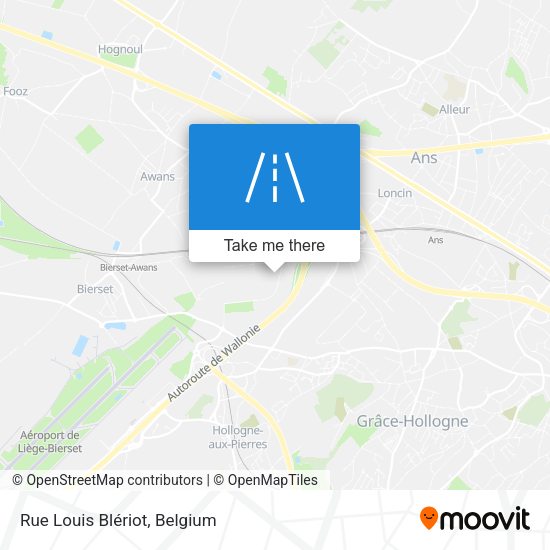 Rue Louis Blériot map