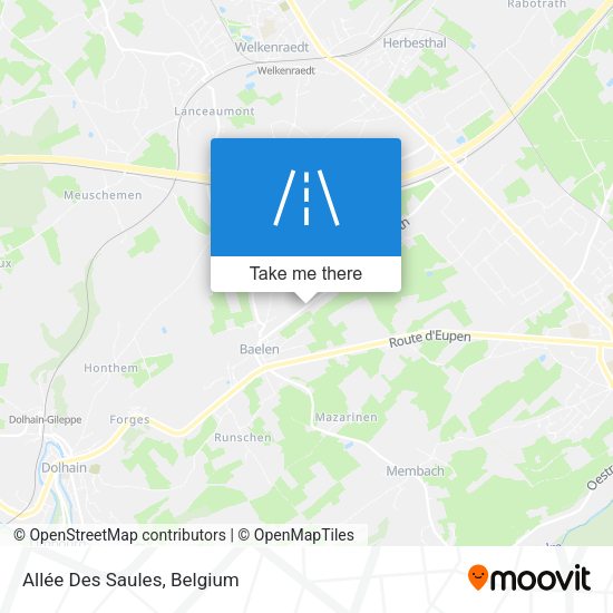 Allée Des Saules plan