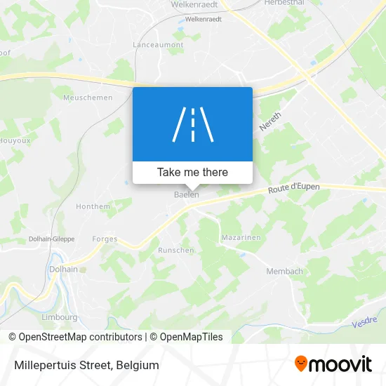 Millepertuis Street map