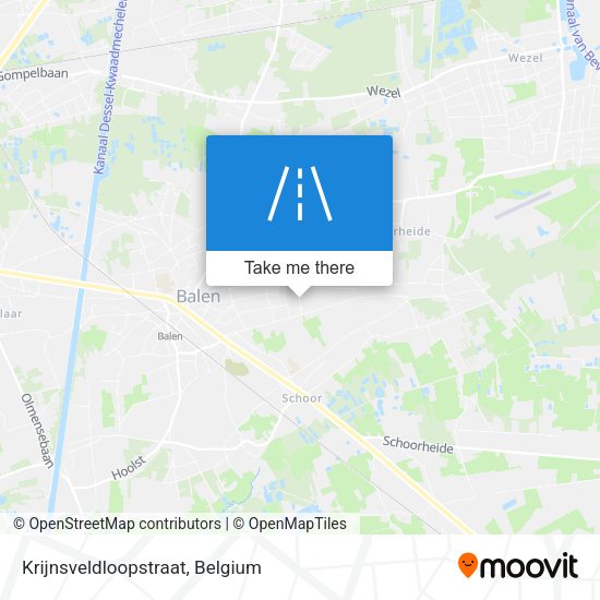 Krijnsveldloopstraat plan