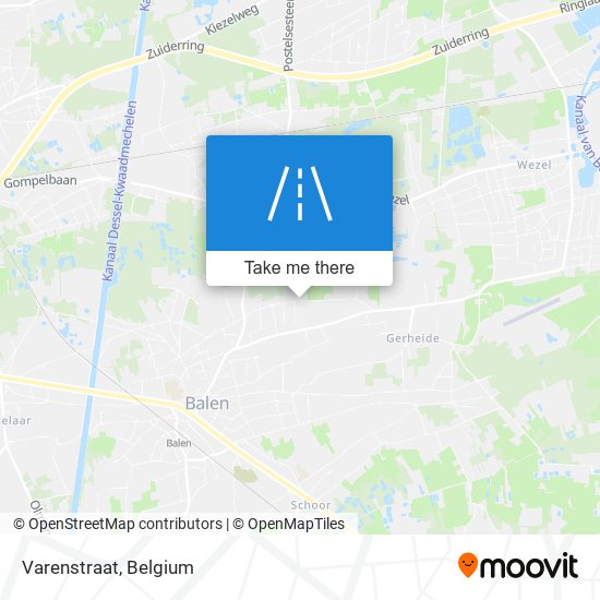 Varenstraat map