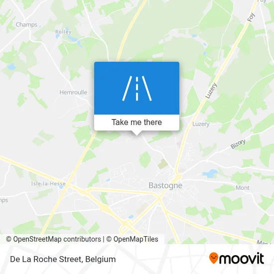 De La Roche Street map