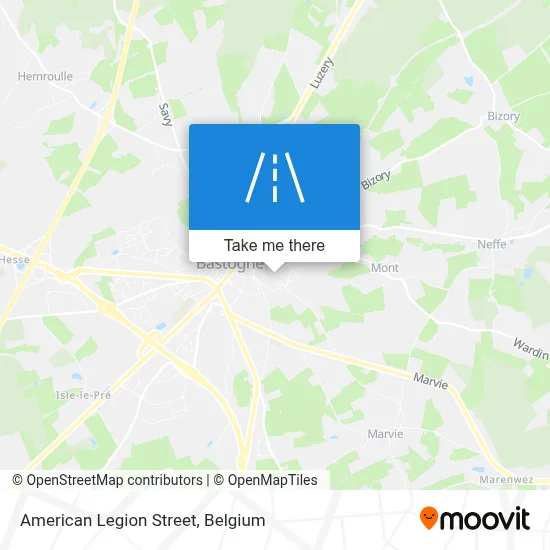American Legion Street map