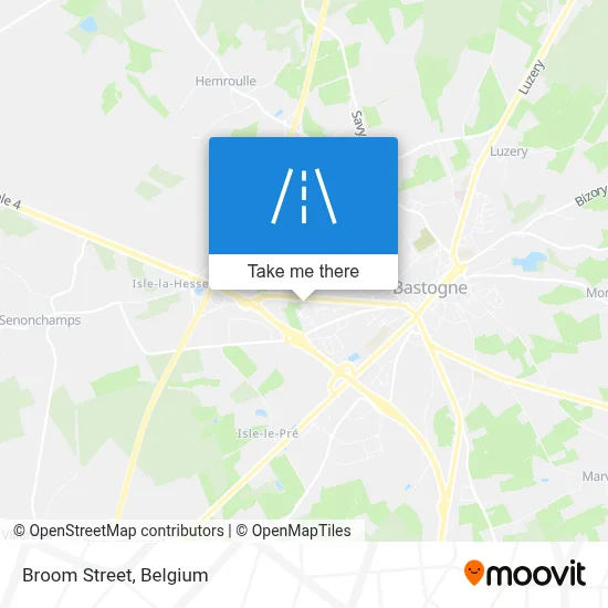 Broom Street map