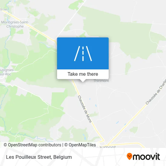 Les Pouilleux Street map