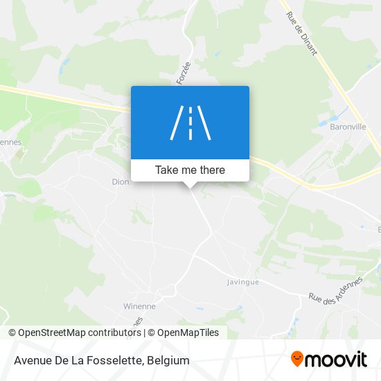 Avenue De La Fosselette plan