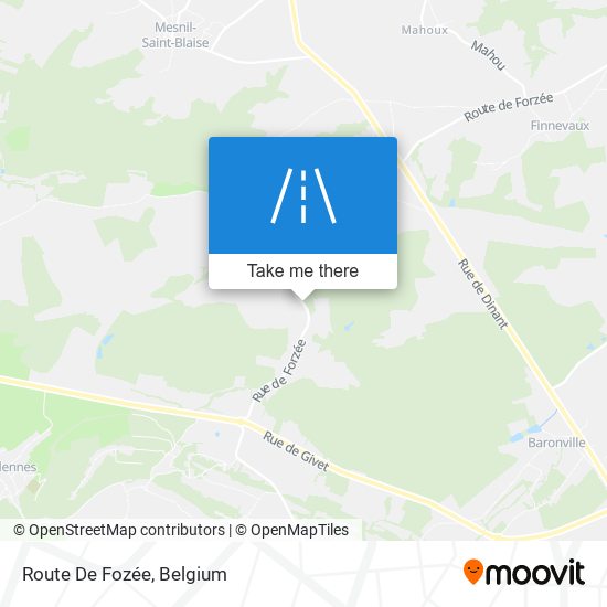 Route De Fozée plan