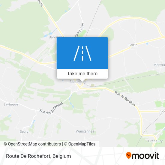 Route De Rochefort plan