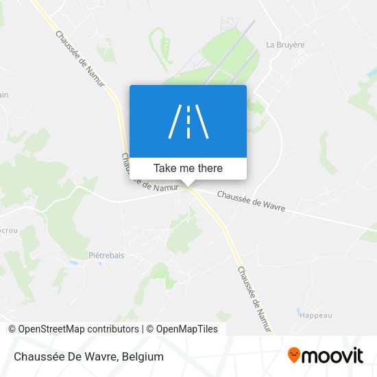 Chaussée De Wavre map