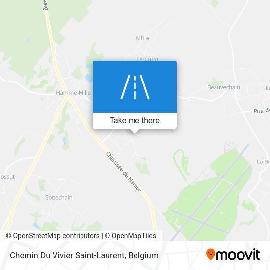 Chemin Du Vivier Saint-Laurent map