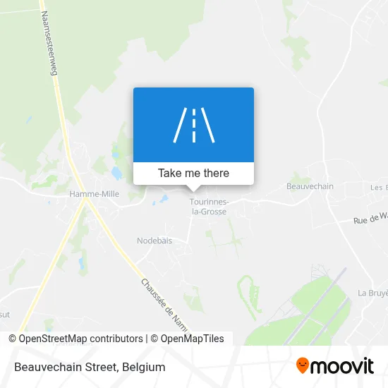 Beauvechain Street map