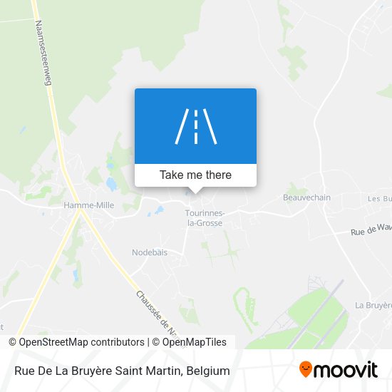 Rue De La Bruyère Saint Martin plan