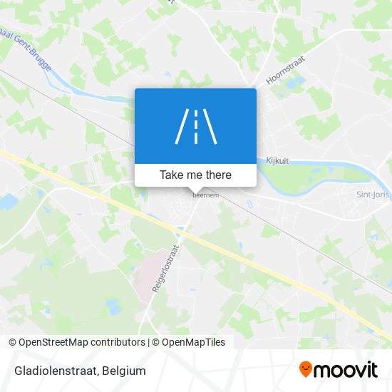 Gladiolenstraat map