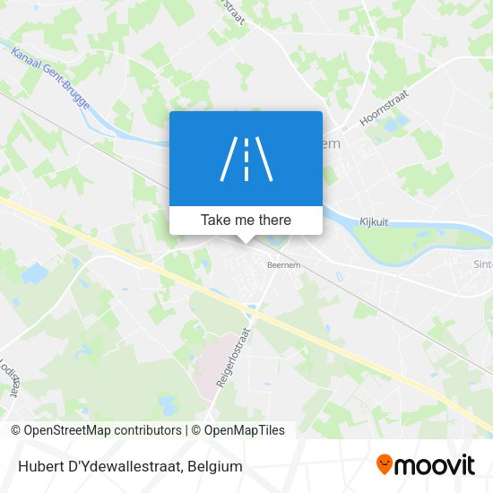 Hubert D'Ydewallestraat map