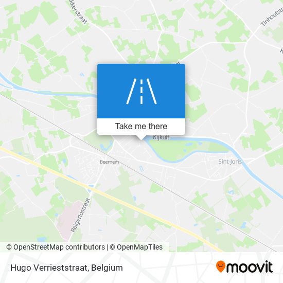 Hugo Verrieststraat map