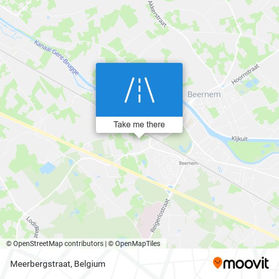 Meerbergstraat map