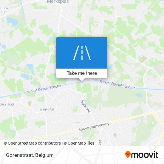 Gorenstraat map