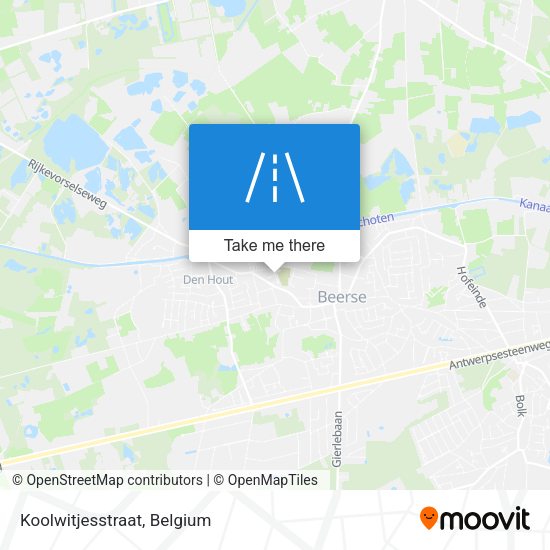 Koolwitjesstraat map