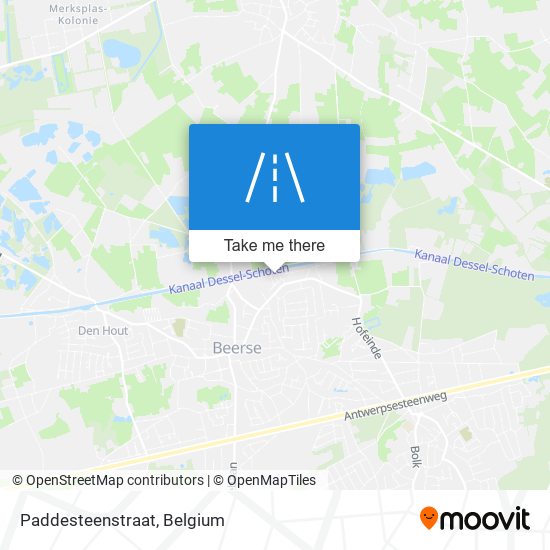 Paddesteenstraat map