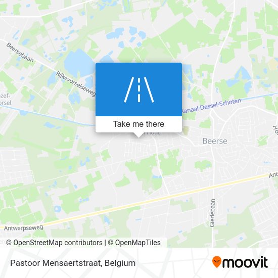 Pastoor Mensaertstraat map