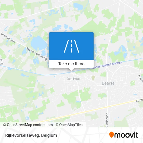 Rijkevorsel Road map
