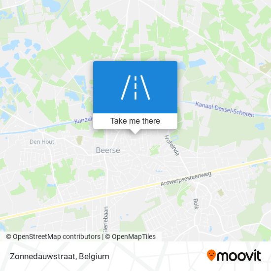 Zonnedauwstraat map