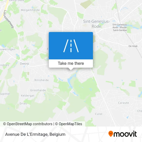 Avenue De L'Ermitage map