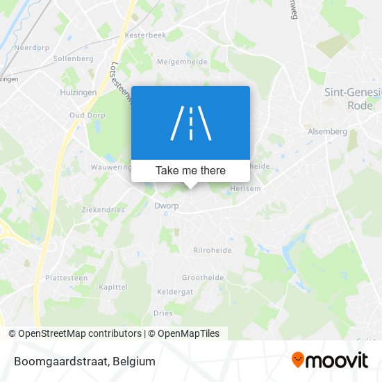 Boomgaardstraat map