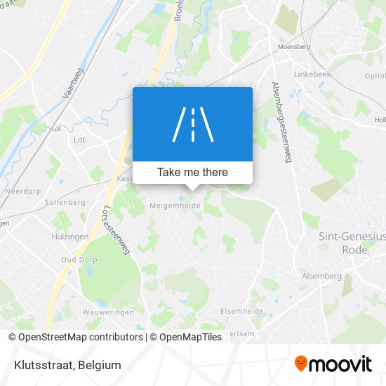 Klutsstraat map