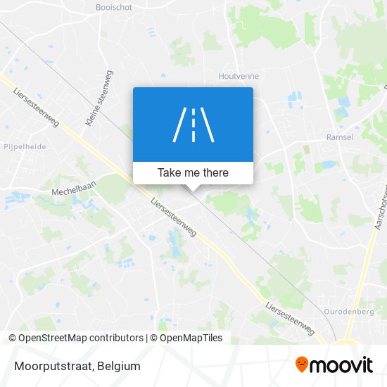 Moorputstraat map