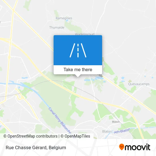 Chasse Gerard Street map