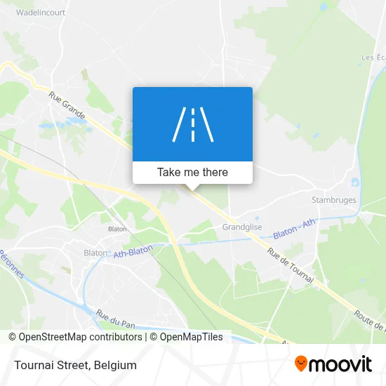 Tournai Street map