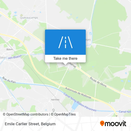 Emile Carlier Street map