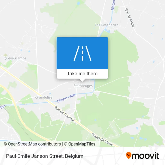 Paul-Emile Janson Street map