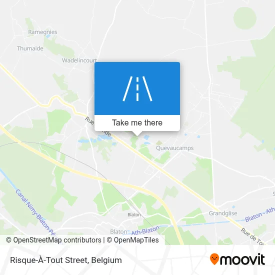 Risque-À-Tout Street map