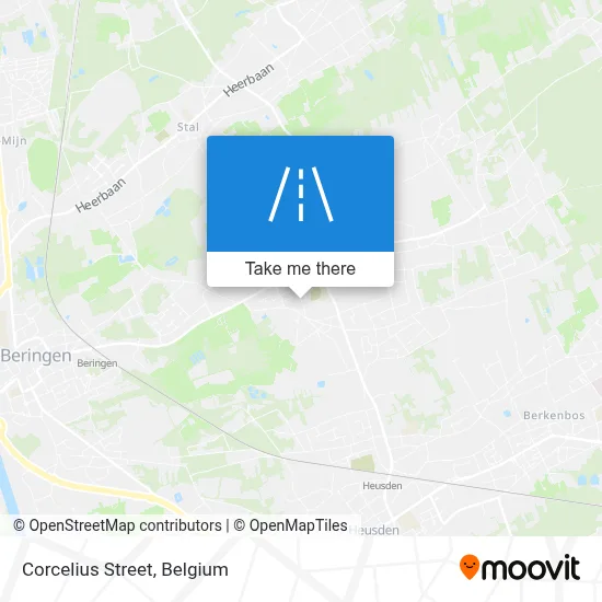 Corcelius Street map